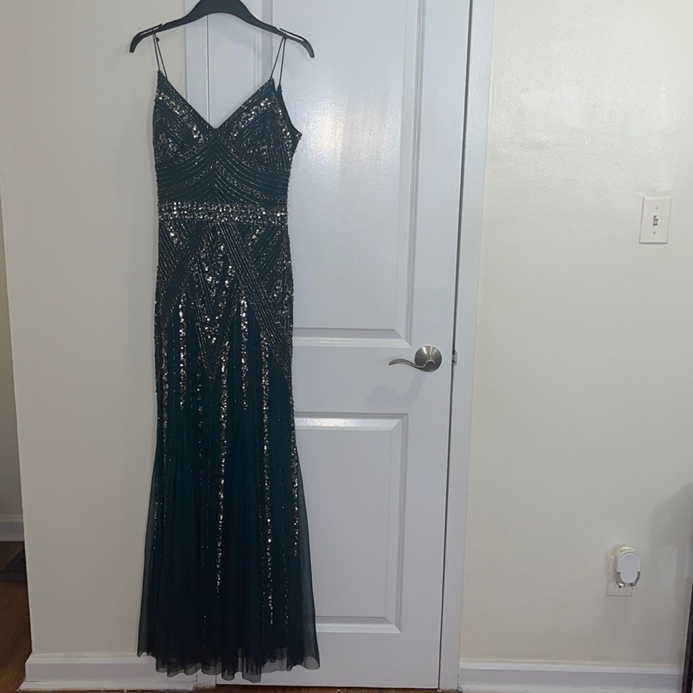 Beaded Green Dress 💚